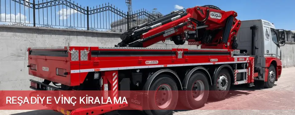 Reşadiye İlçemi Vinç Kiralama